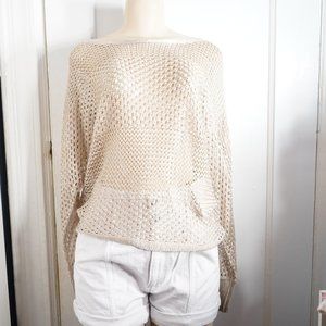 Open Stitch Dolman Sweater DORADO/GOLD Size S